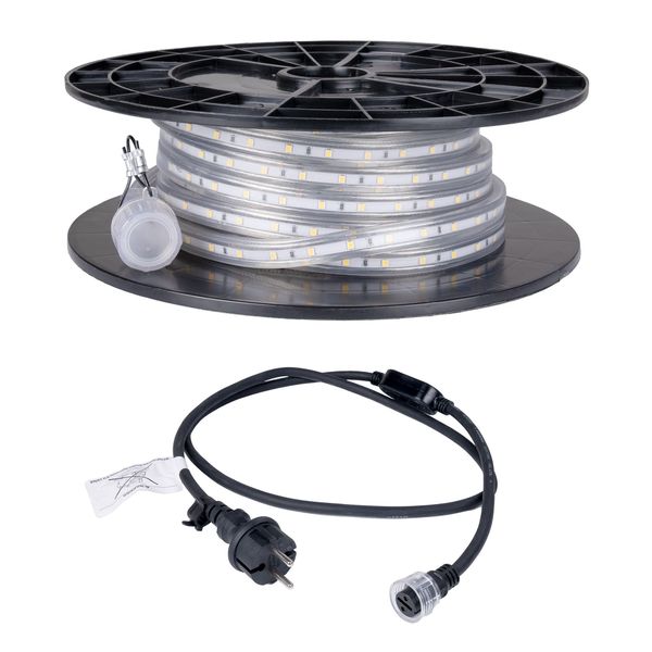 LED-list / Arbetsbelysning AGGE Lite 230V - 400 lm/m, 10 m, LED-list med nätsladd (3000K)