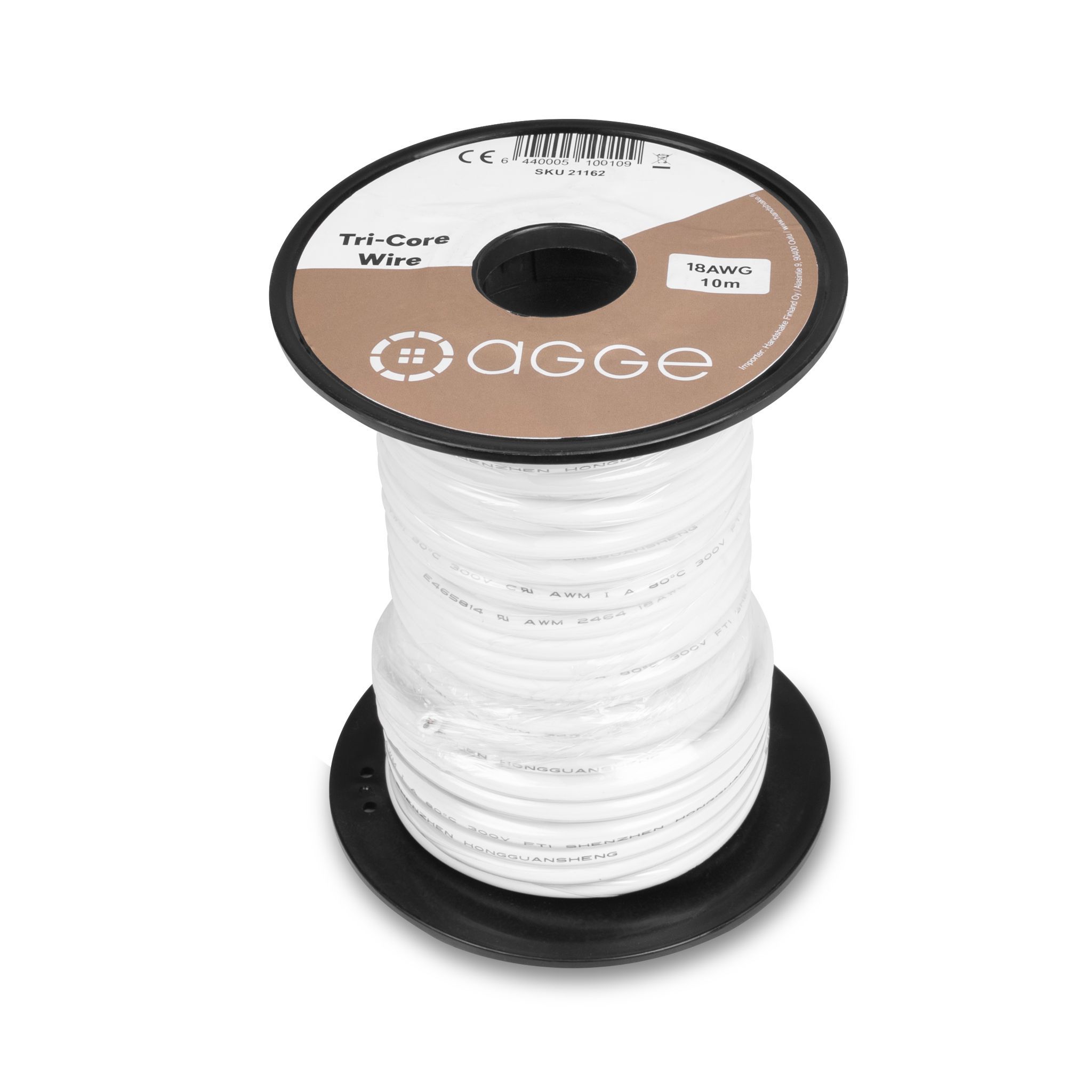 Cable AGGE Tri-Core, 18AWG, 10 m afbeelding