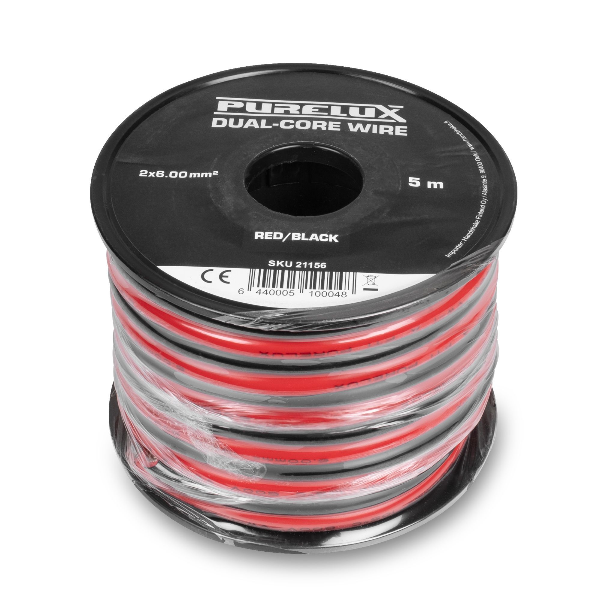 Cable Purelux Dual-Core Wire, 6.00 mm² / 5 m afbeelding