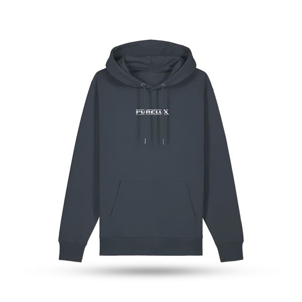 Huppari PURELUX brodeeratulla logolla, Antrasiitti, S
