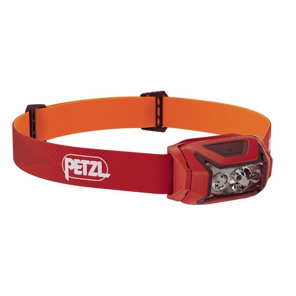 Hodelykt Petzl Actik - 450 lm / 3 x AAA, R&oslash;d
