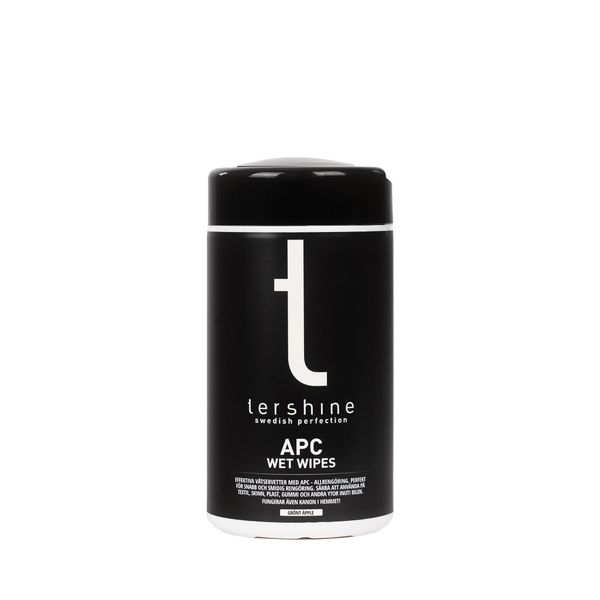 Våtservetter tershine APC Wet Wipes, Grönt äpple