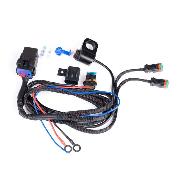 Reläkabelsats PURELUX Pro Serie ATV IP66 12V, DT-2, 2-utgångar (DT)
