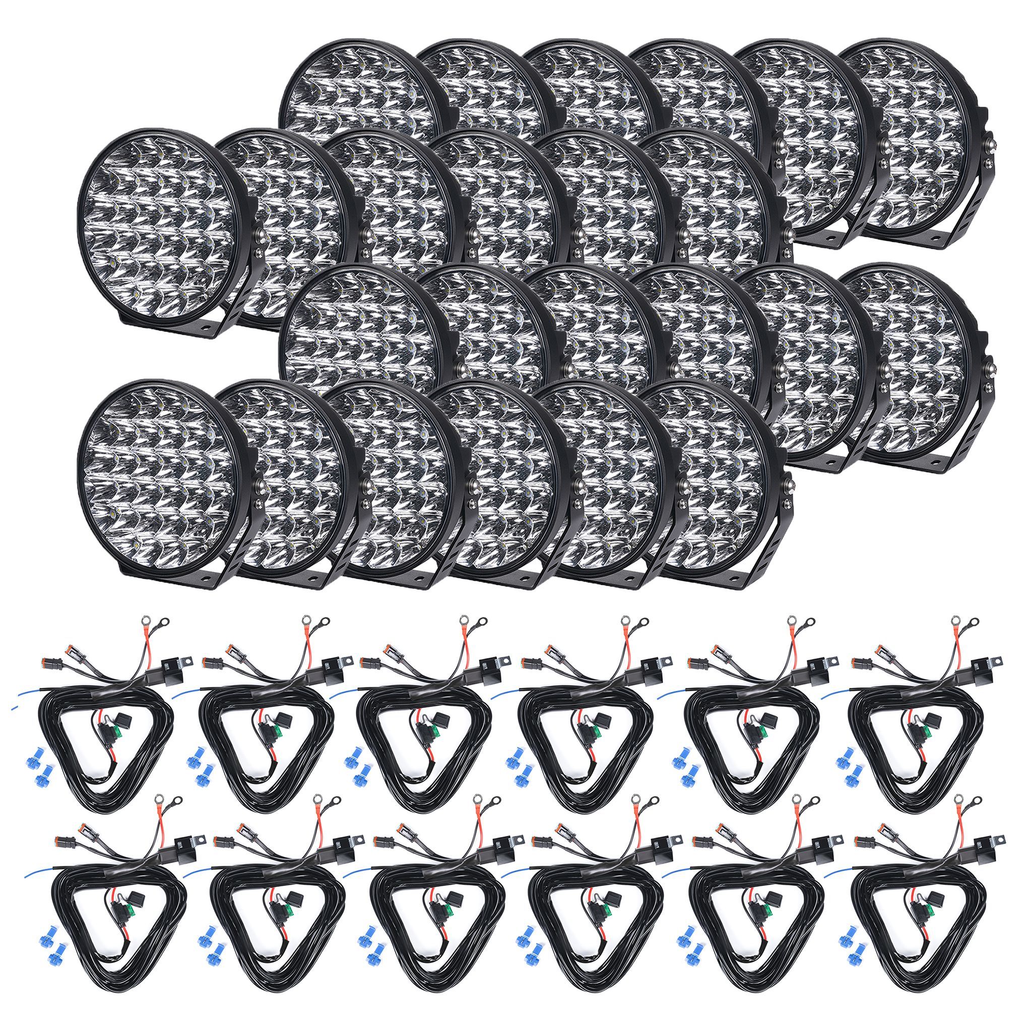 Auxiliary light set Purelux 9110, 24 pcs + Wiring harness afbeelding 1