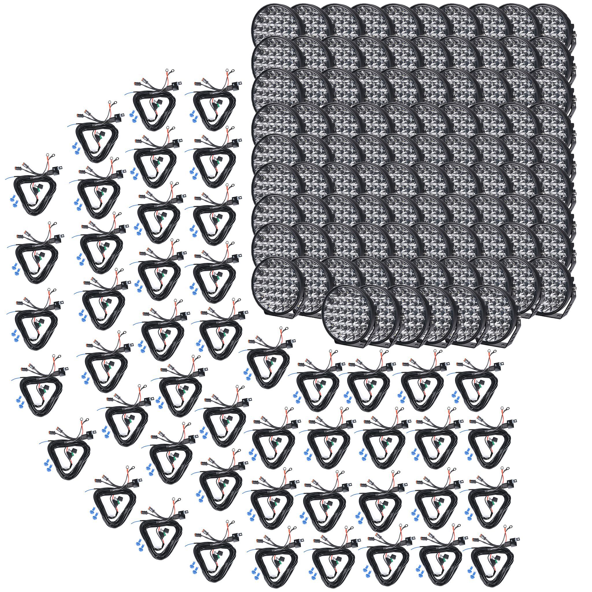 Auxiliary light set Purelux 9110, 96 pcs + Wiring harness afbeelding 1