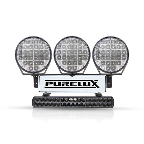 Auxiliary light kit PURELUX WRC 1, 741W / 58 000 lm - Complete set, Set with white 9110 lights afbeelding 1