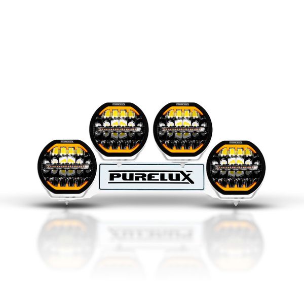 Extraljuspaket PURELUX WRC 26, 640W / 46 500 lm, Med vita Ranger 9 extraljus
