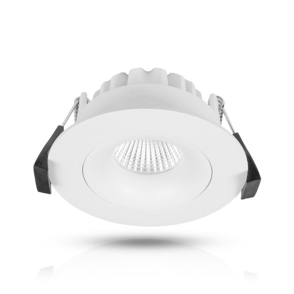 Alasvalo AGGE Round Spot White 85 mm - IP44 / CCT / Himmennettävä, 8W