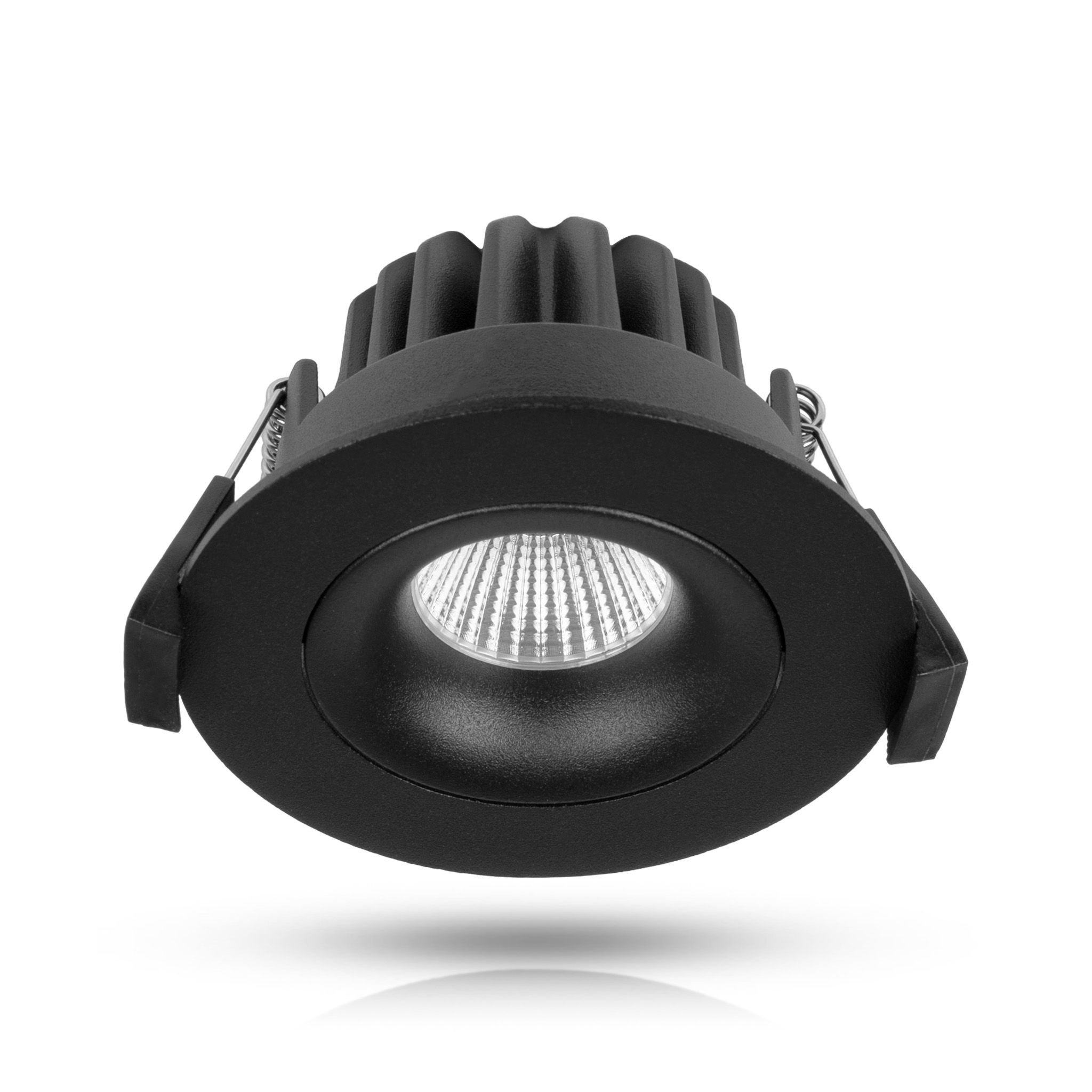 Alasvalo AGGE Round Spot Black 85 mm - IP44 / CCT / Himmennettävä, 8W