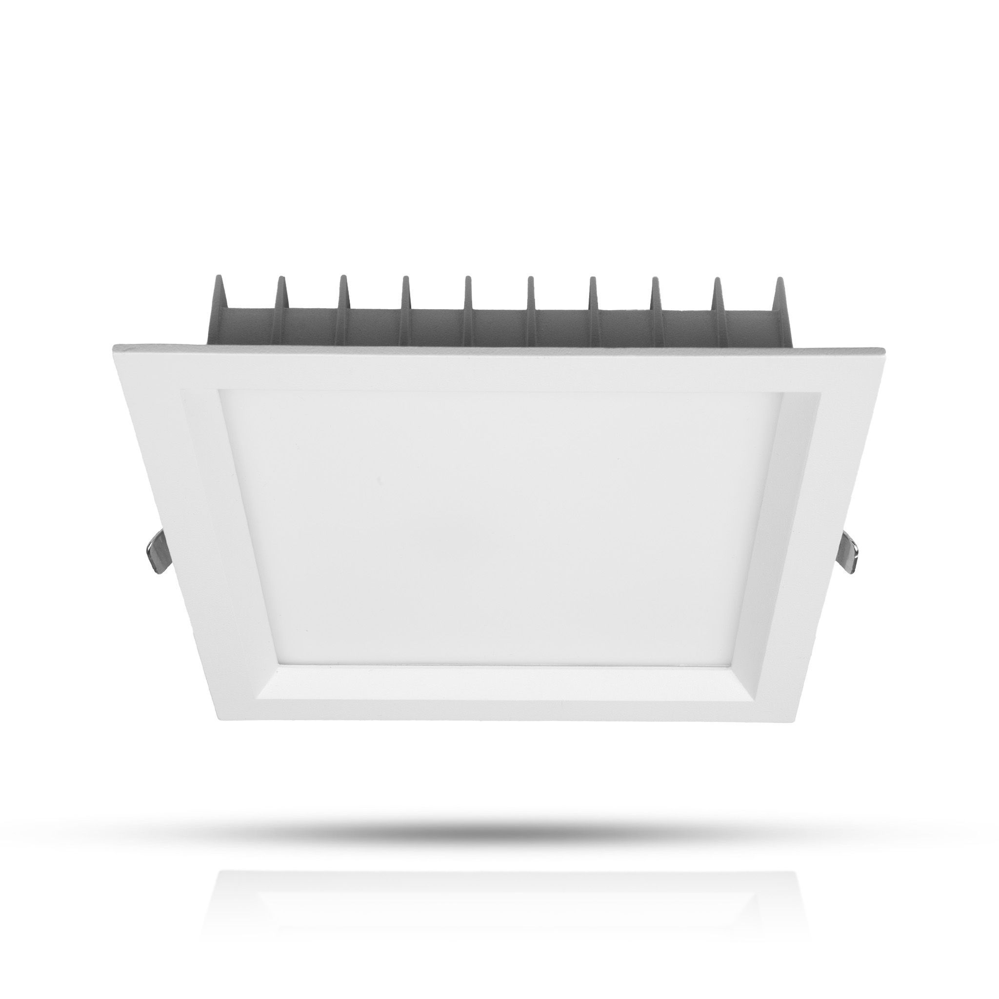 Alasvalo AGGE Square Flood Antiglare White - IP44 / CCT / Himmennettävä, 30W / 165 mm