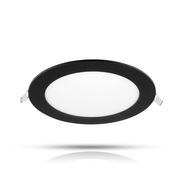 Alasvalo AGGE Round Flood Black - IP44 / CCT / Himmennettävä, 12W / 170 mm