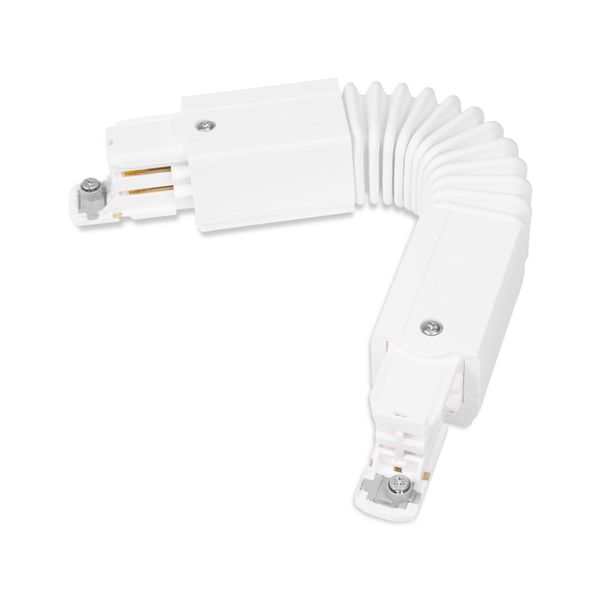 Jatkoliitin GLOBAL TRAC Pro Flexible Corner Piece, Valkoinen