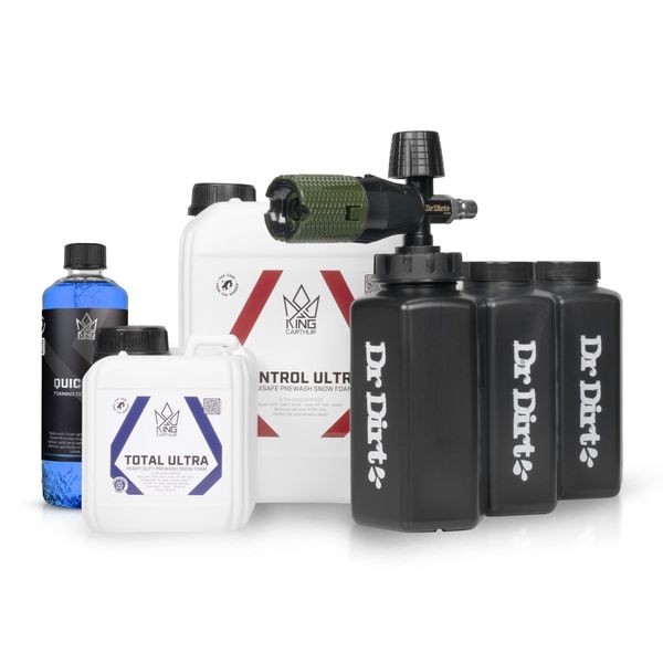 Dr Dirt Vaahdotussetti painepesuriin - DELUXE, Without adapter