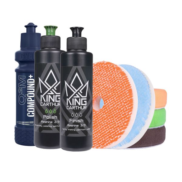 Poleringspakke TOKYA DSR - Oscillerende, 5 + 250 ml