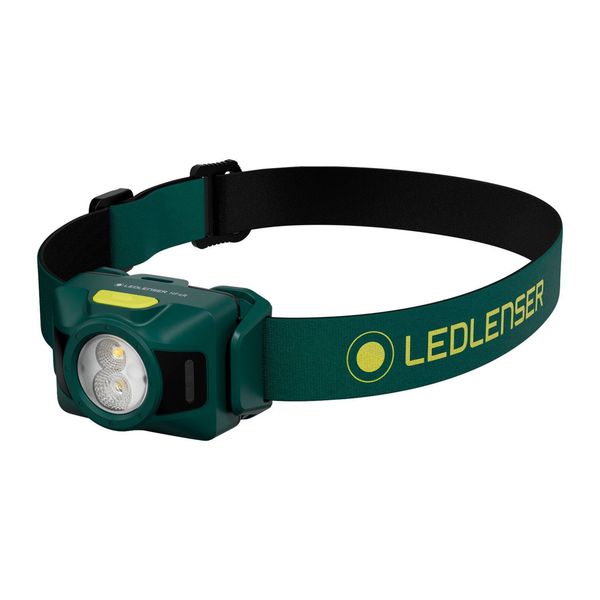 Hodelykt LEDLENSER HF4R - 650 lm / Oppladbar, Grønn