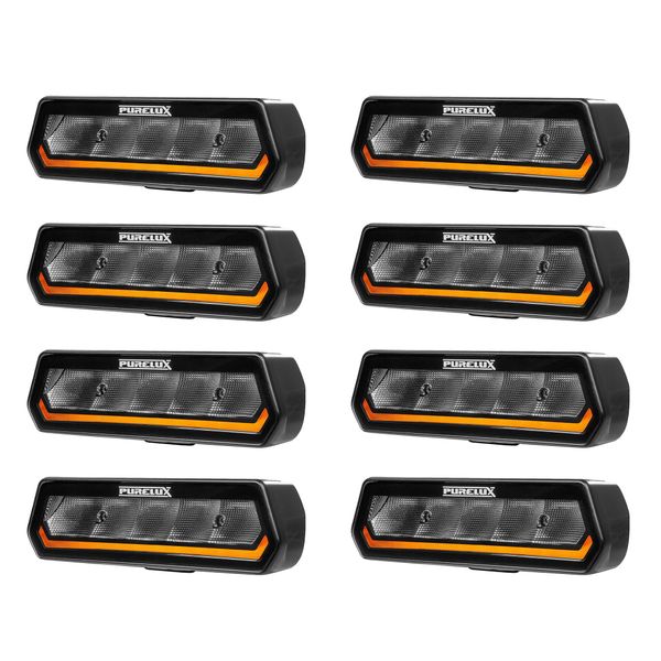 Arbeidslys PURELUX Panther Alpha 30 - 15 cm / 30W / Bred, 8 stk (4000K)