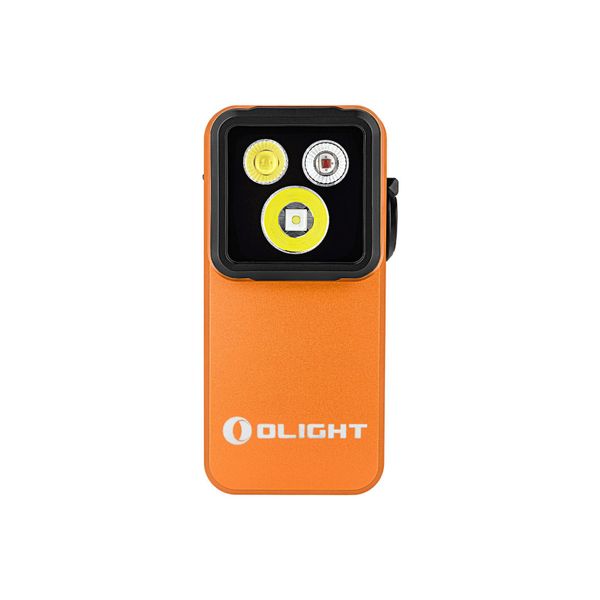 Lommelykt OLIGHT Oclip 2 Pro - 530 lm / 58 mm / Oppladbar, Oransje