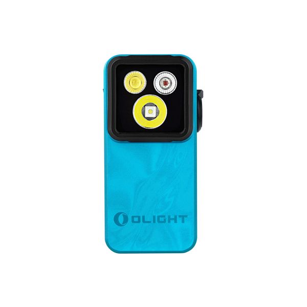 Lommelykt OLIGHT Oclip 2 Pro - 530 lm / 58 mm / Oppladbar, Bl&aring;