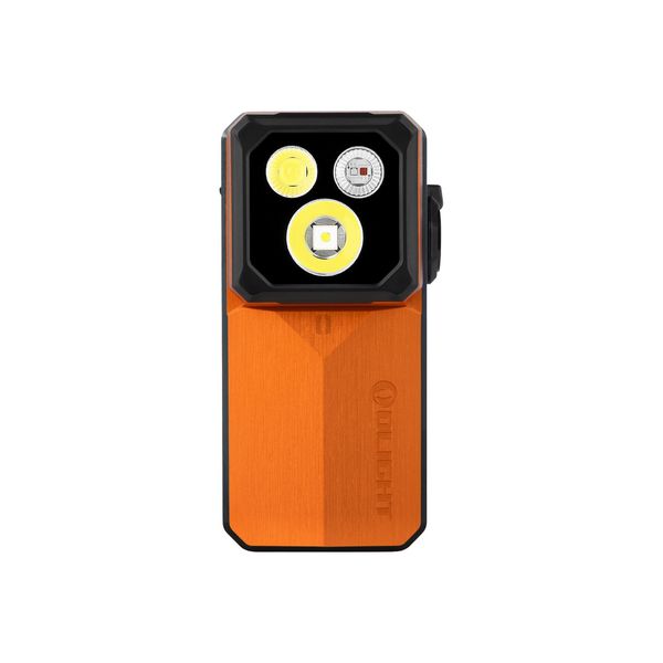 Lommelykt OLIGHT Oclip 2 Ultra - 580 lm / 60 mm / Oppladbar, Oransje