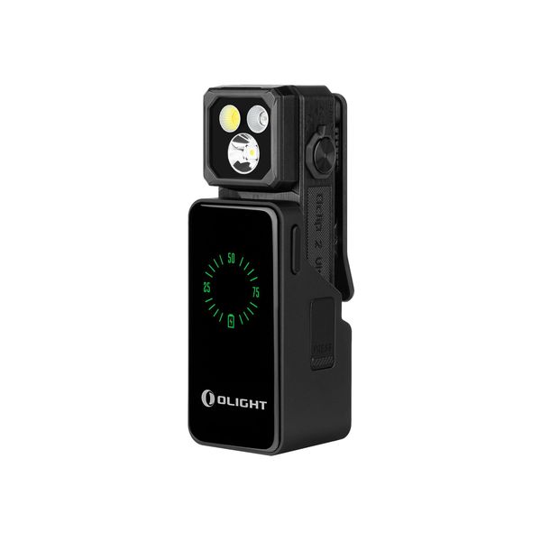 Lommelykt OLIGHT Oclip 2 Ultra Premium - 580 lm / 92 mm / Oppladbar  , Svart