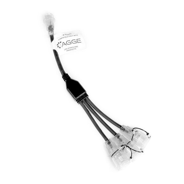 Koblings- / forgreningkabel AGGE 230V T-Forkobling, 3 forgreninger