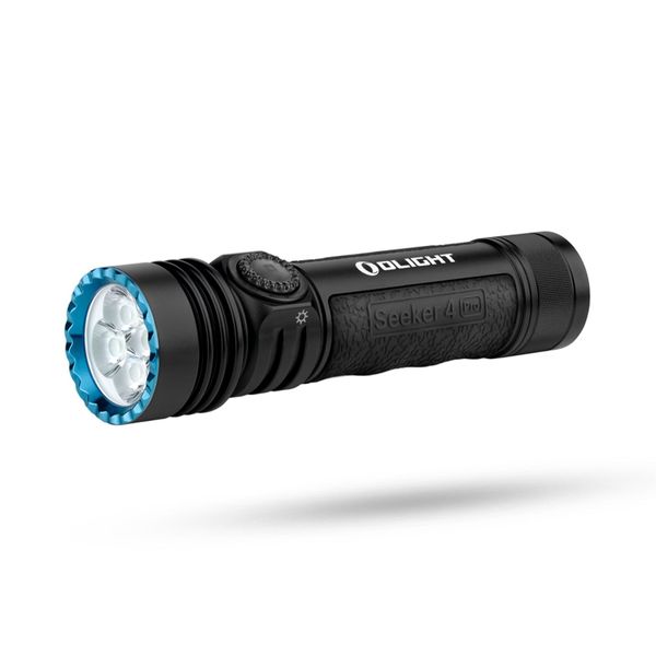 Lommelykt OLIGHT Seeker 4 Pro - 4600 lm / 133 mm / Oppladbar, Svart