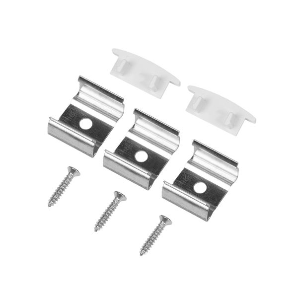 Reservedel til AGGE Aluminiumsprofil, Recessed, Hvit