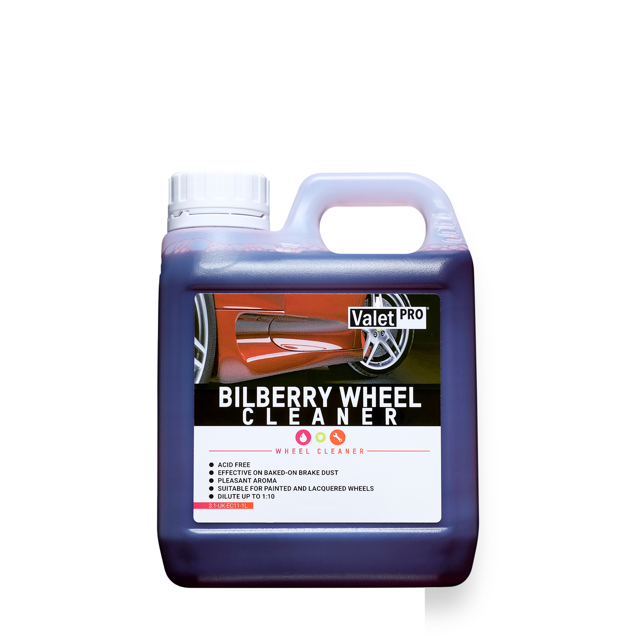 Felgvask ValetPRO Bilberry Wheel Cleaner, 1000 ml / Kanne