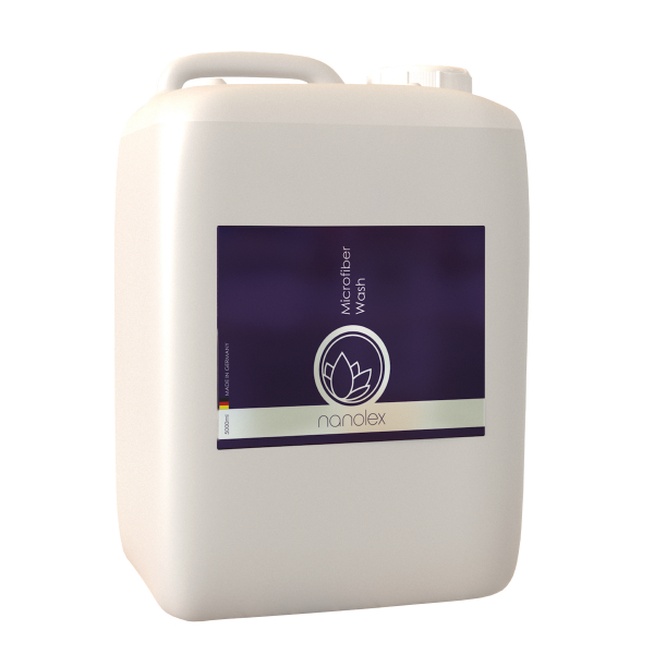 Mikrokuituliinojen pesuaine Nanolex Microfiber Wash, 5000 ml / Kanisteri