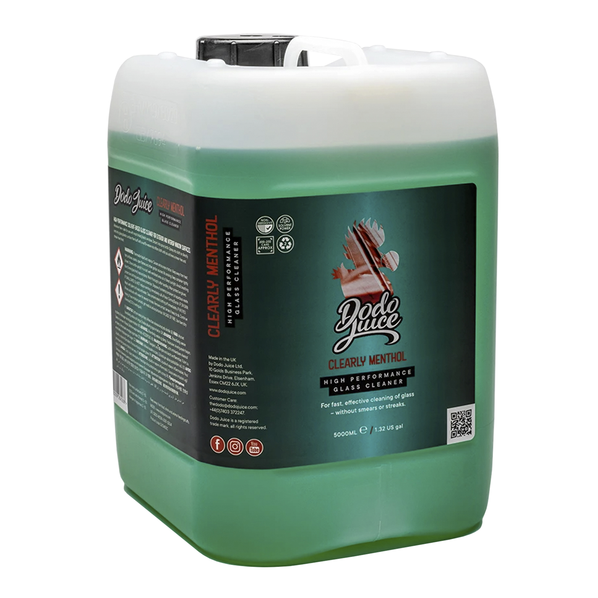 Lasinpesuaine Dodo Juice Clearly Menthol, 5000