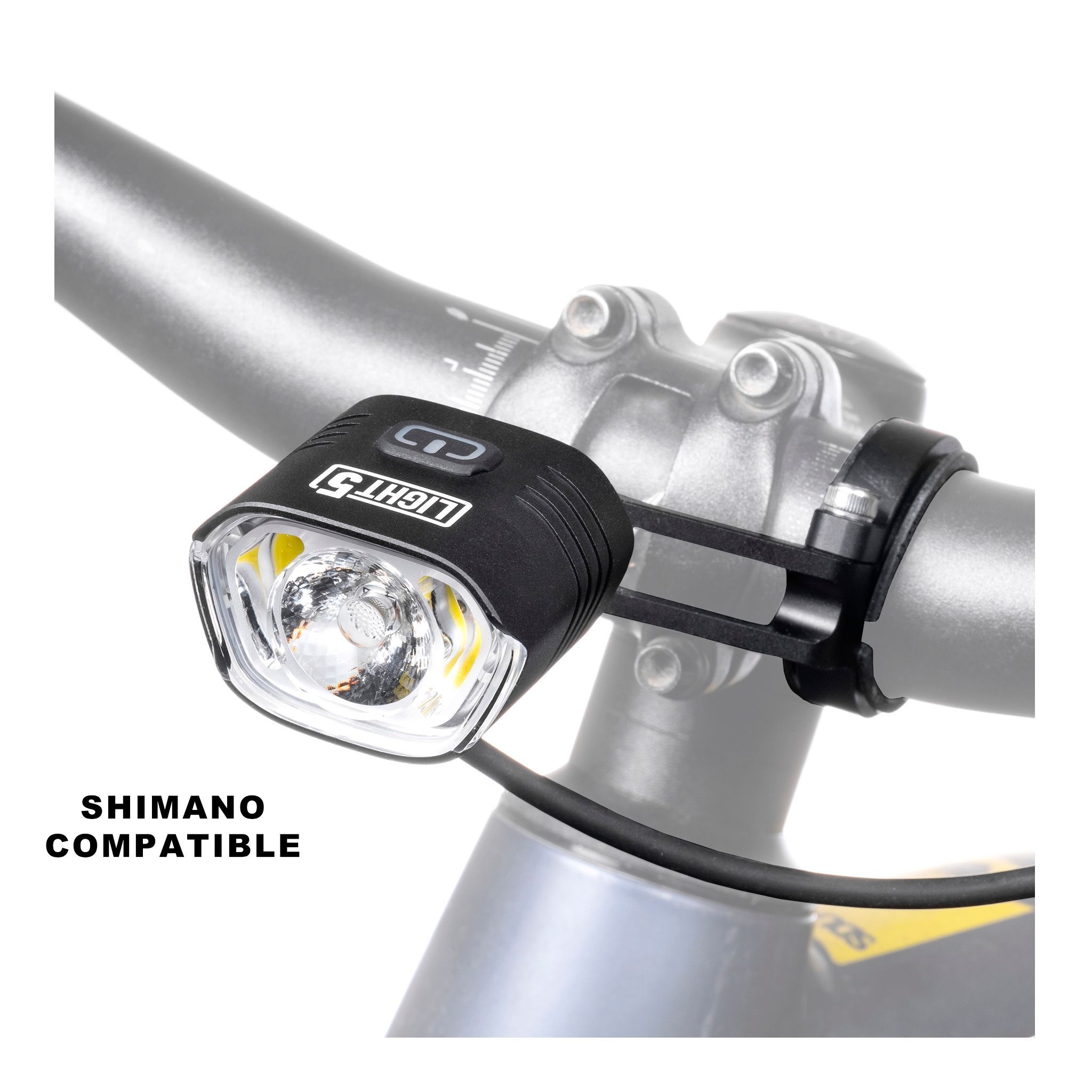Läs mer om Cykellampa för elcykel Light5 EB1000, till Shimano, 1000 lm, Endast framlampa