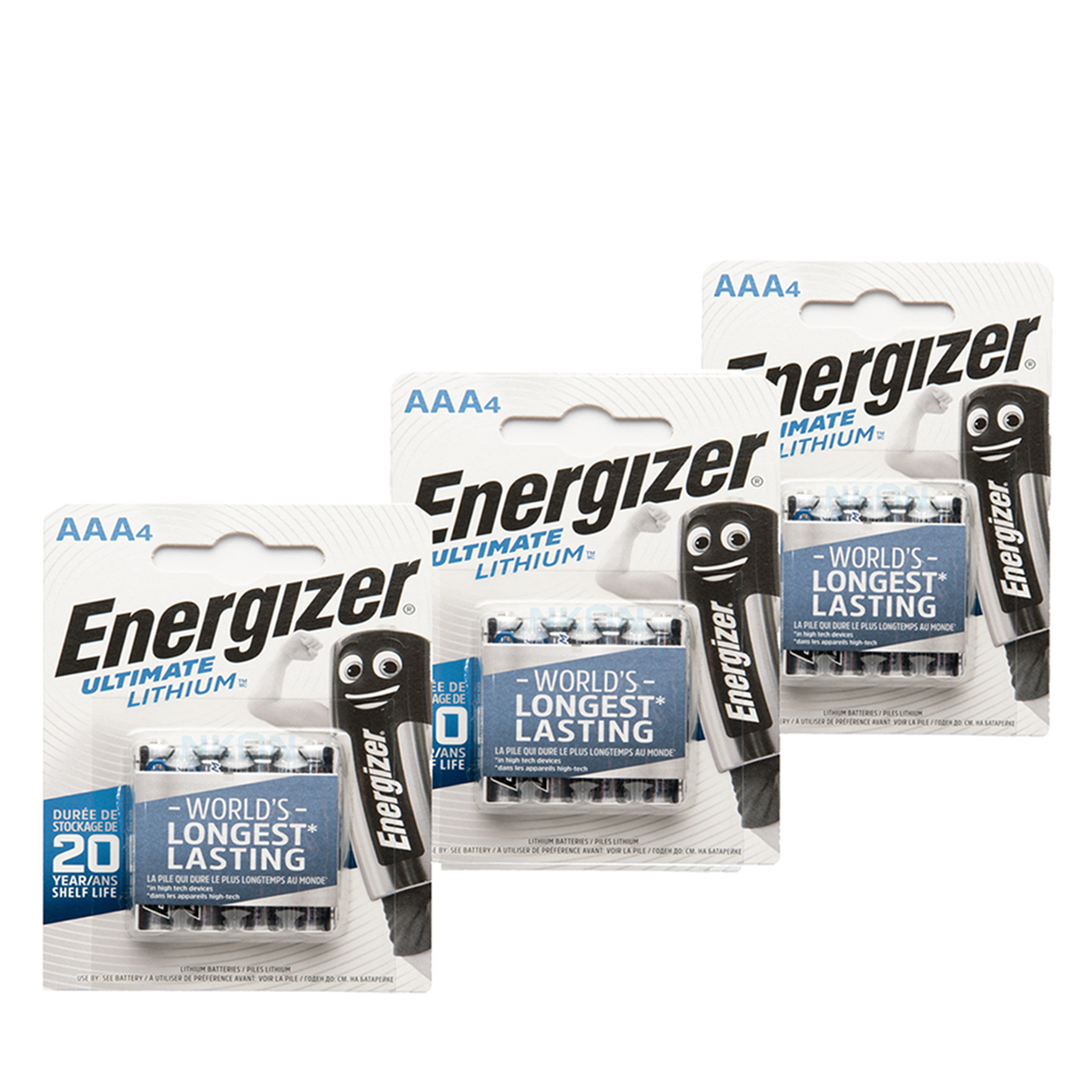 Energizer Ultimate Lithium AAA, 3 paket