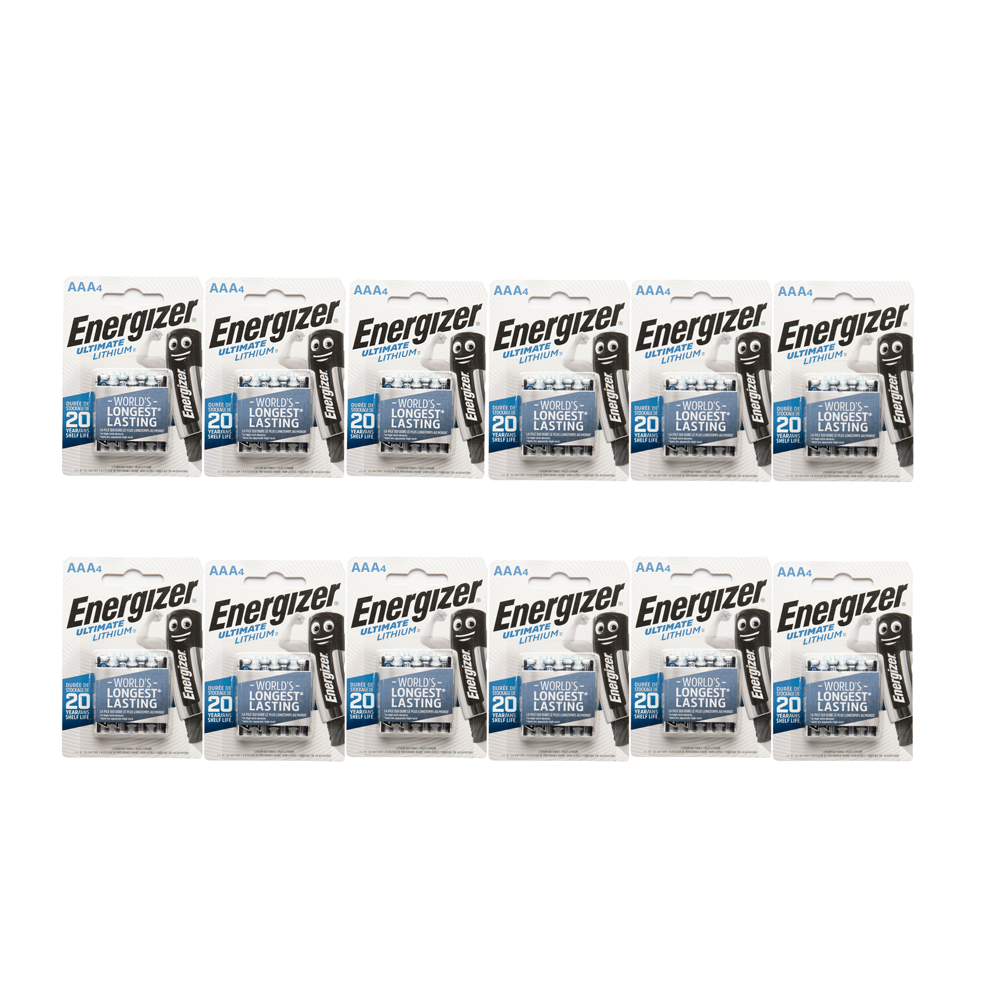 Energizer Ultimate Lithium AAA, 12 paket