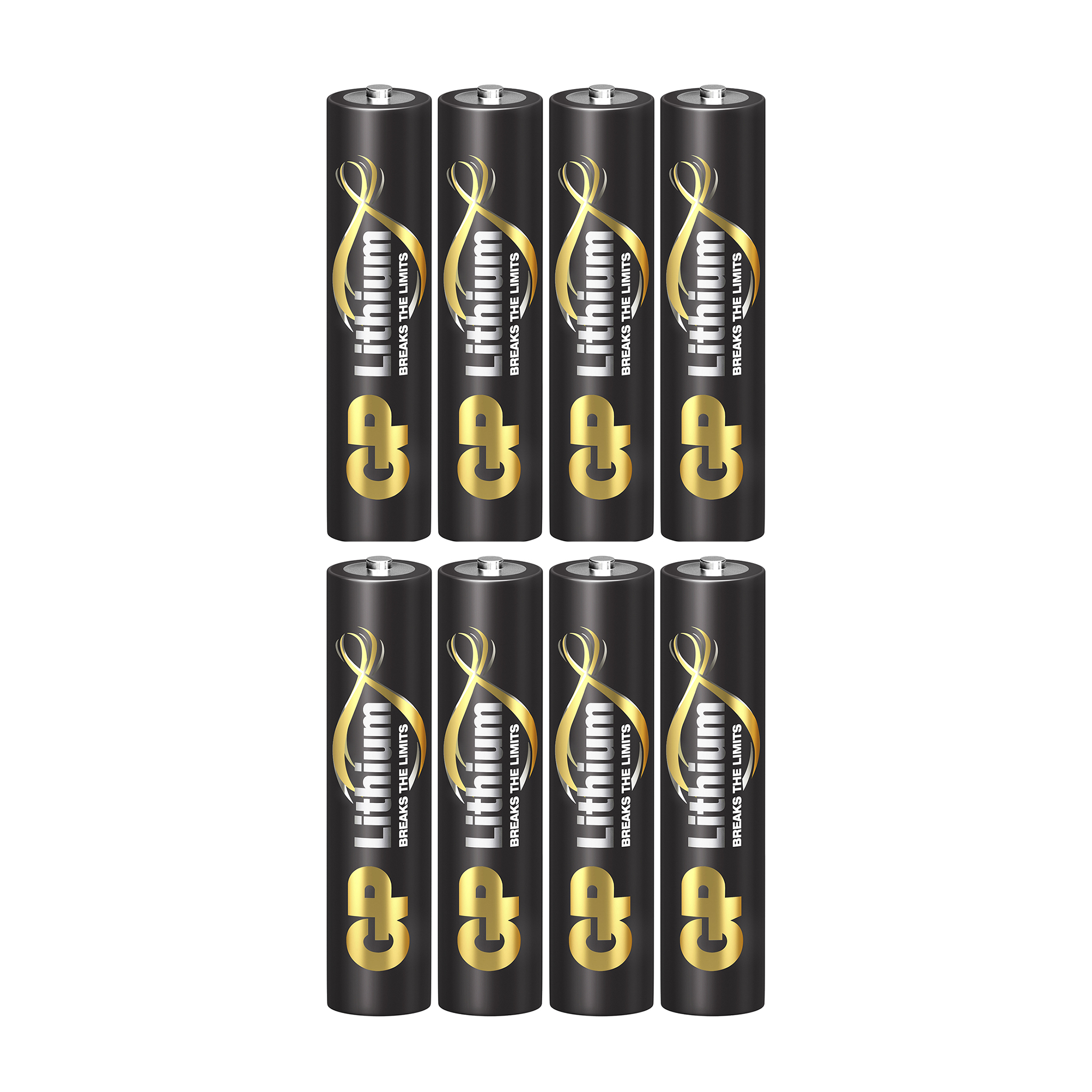 AAA-batteri GP Lithium, 8 st