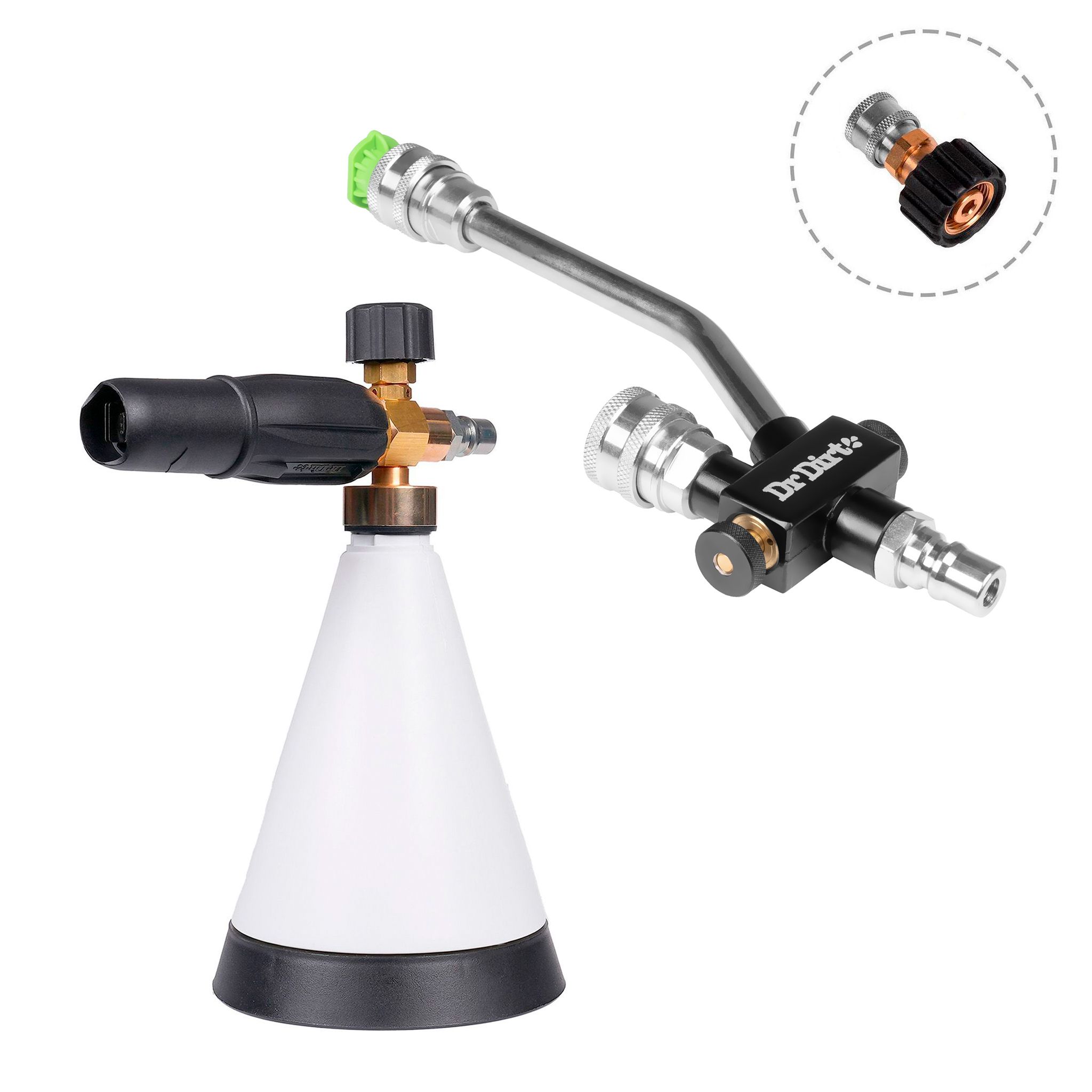 Vaahdotinsetti Dr Dirt Dual Valve G3,