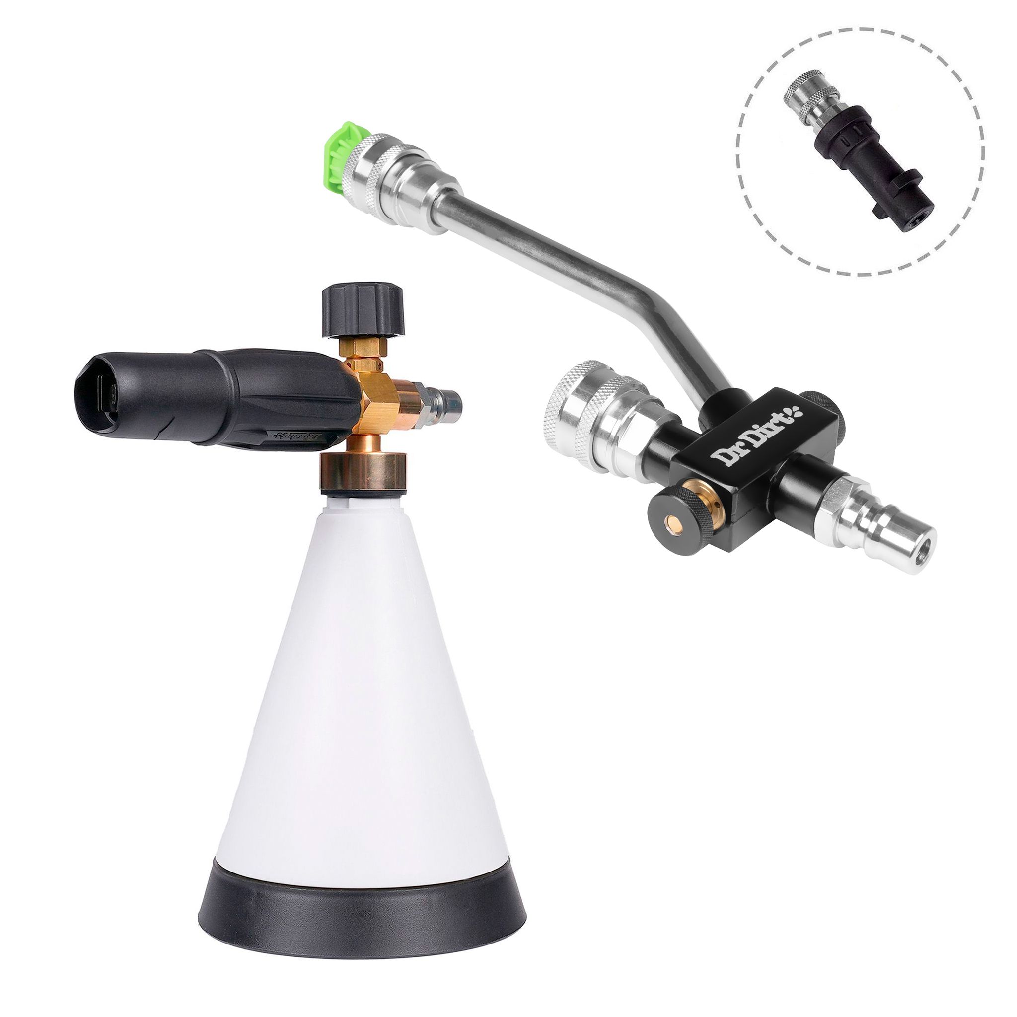 Vaahdotinsetti Dr Dirt Dual Valve G3, SnapLock, Kärcher K