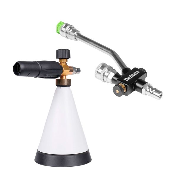 Vaahdotinsetti Dr Dirt Dual Valve G3, SnapLock, Tarvikesetti ilman adapteria (SnapLock, Tokya)