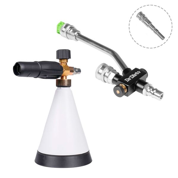 Vaahdotinsetti Dr Dirt Dual Valve G3, SnapLock, Ergo