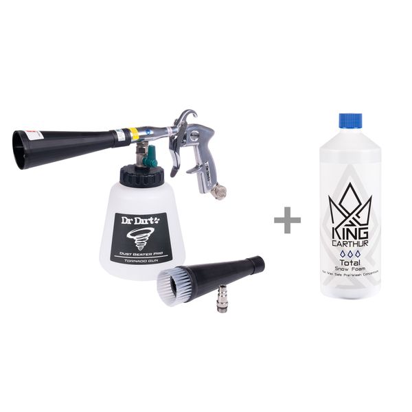Paineilmapuhdistaja Dr Dirt Dust Beater PRO, Puhdistaja + 1000 ml KC Total Foam