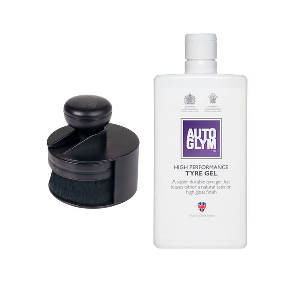 Däckglans Autoglym High Performance Tyre Gel, 500 ml, 500 ml + Applicator Brush