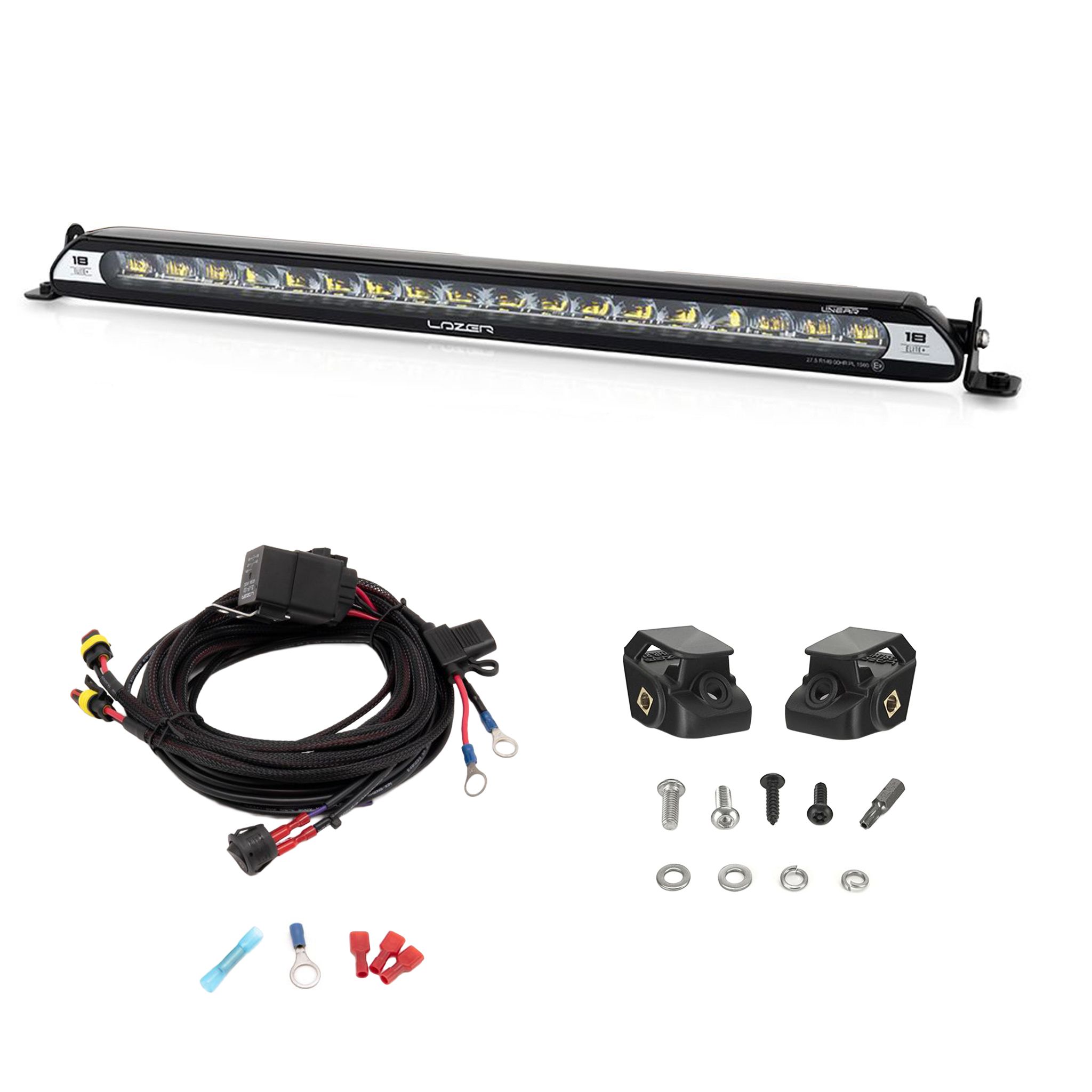 Auxiliary light set Toyota Proace (2023+), Lazer Linear 18, Linear 18 Elite+