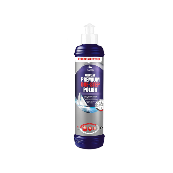 Båtpoleringsmiddel Menzerna Gelcoat Premium One Step Polish, 250 ml