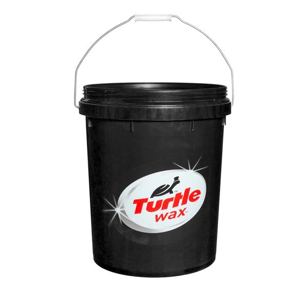 Tvätthink Turtle Wax, 19 liter (inkl. raster), Svart