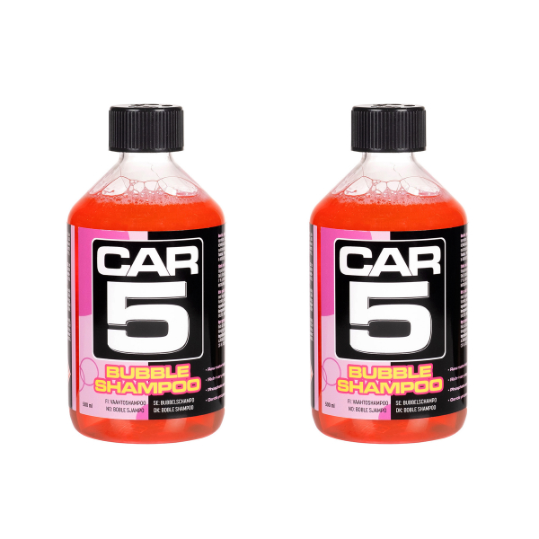 Autoshampoo CAR5 Bubble Shampoo - Neutraali, 2 x 500 ml