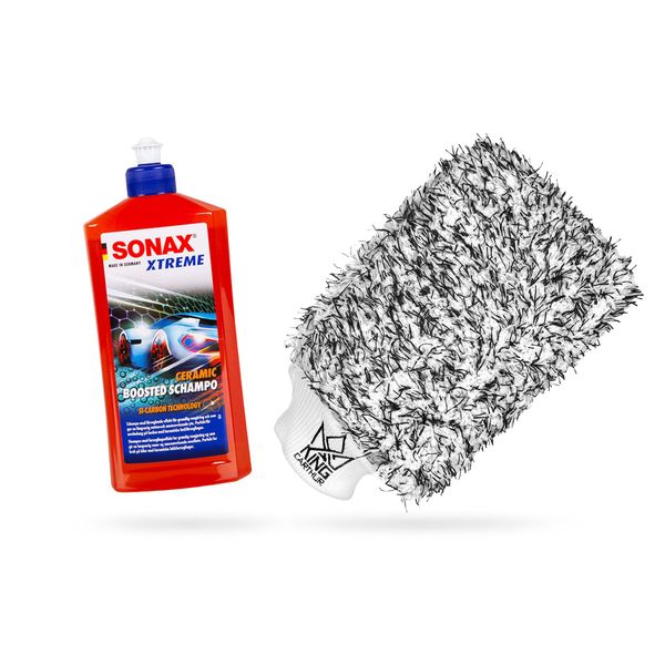 Bilschampo SONAX Xtreme Ceramic Boosted Schampo, 500 ml, 500 ml + Wash mitt