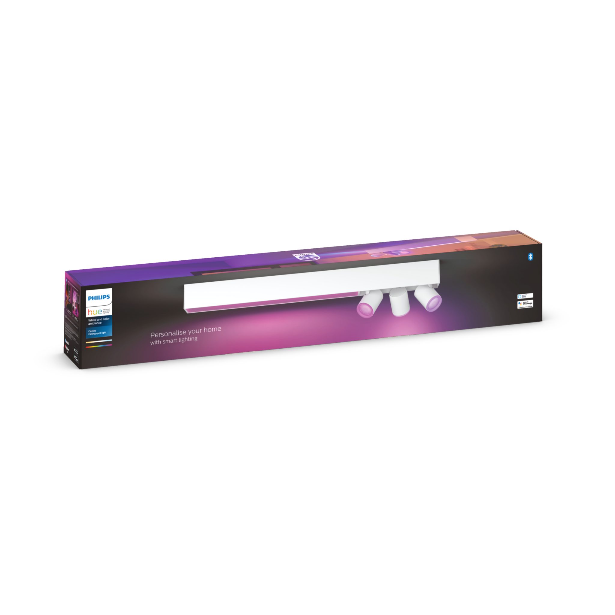 Kattovalaisin Philips Hue Centris Triple WCA, GU10, Valkoinen