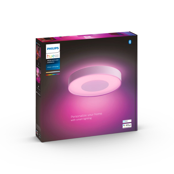 Taklampe PHILIPS HUE Infuse WCA, 2000-6500K, Infuse L / Hvit