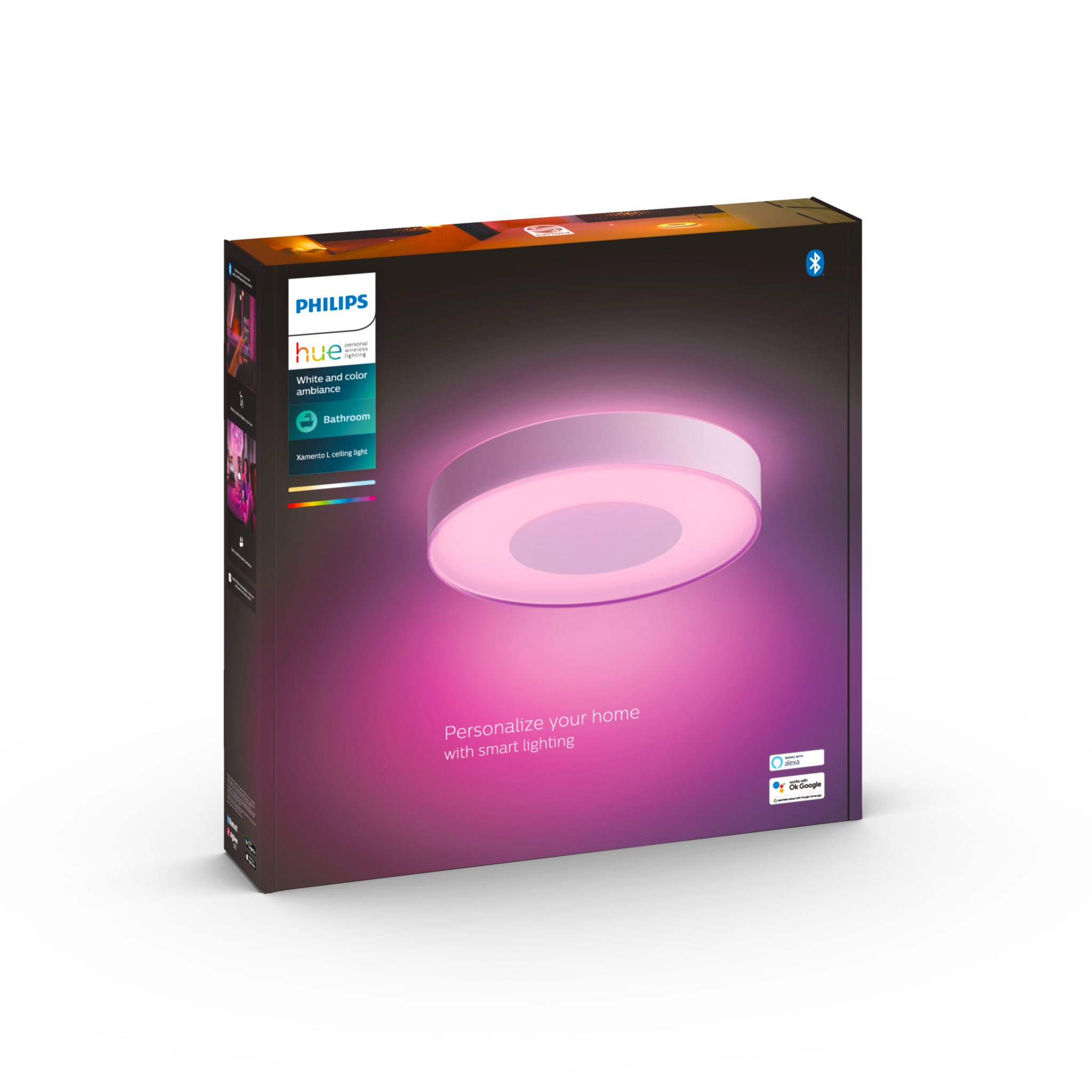 Kattovalaisin Philips Hue Xamento WCA, 2000-6500K, Xamento L / Valkoinen