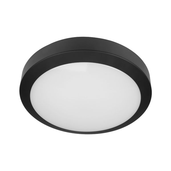 Taklampa AGGE Plafond PRO IK10 18W - 1800 lm / 330 mm, Svart - Utan rörelsesensor