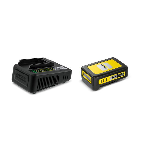 Laddare Kärcher 18V Quick Charger, Laddare + 2.5 Ah batteri